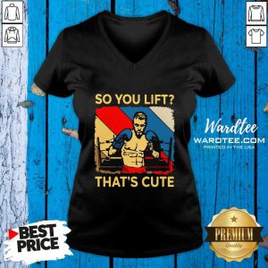 Boxing So You Lift That’s Cute Vintage V-neck - Design by Wardtee.com