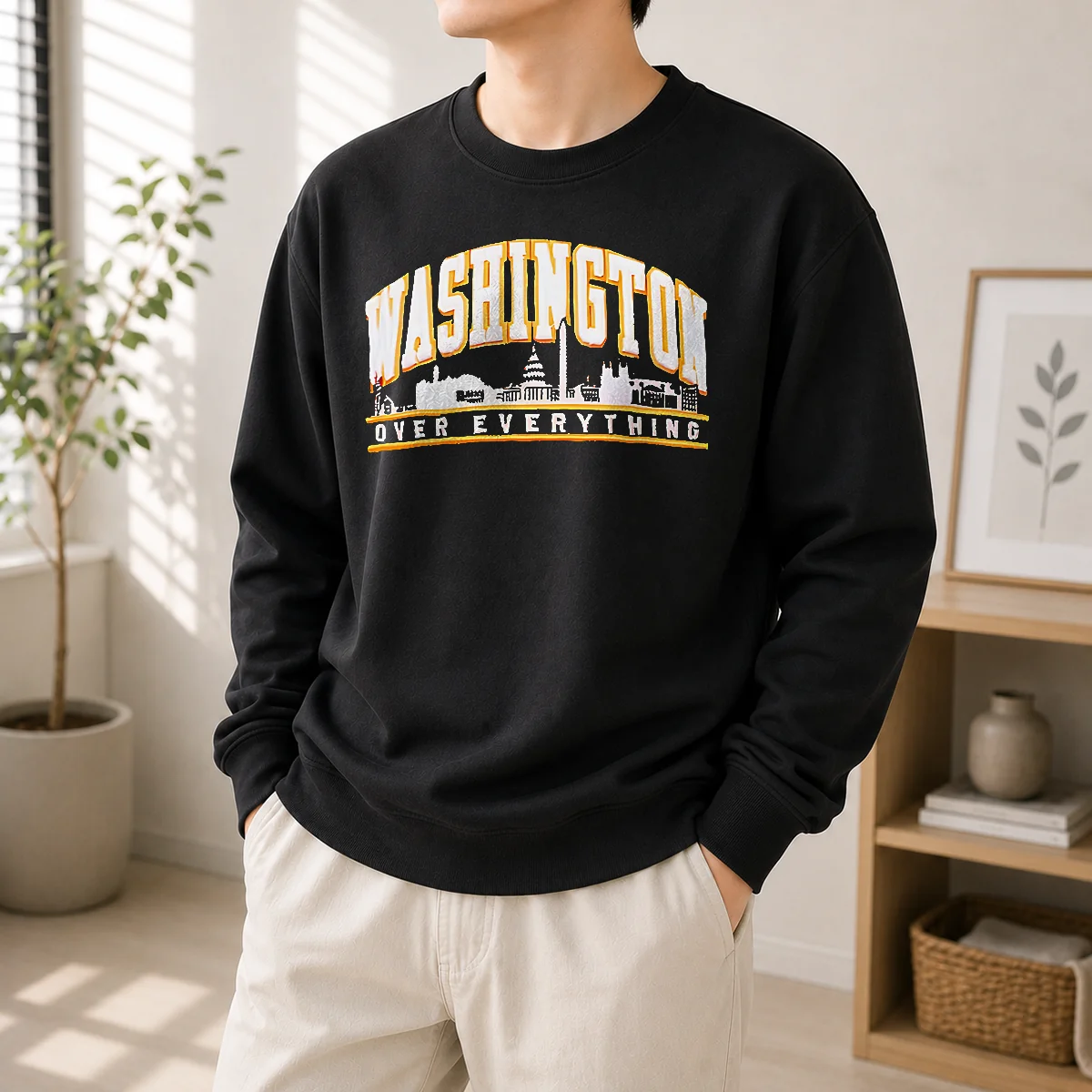 Good Washington Over Everything Skyline District Of Columbia Sweater