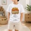 Happy Premium Proud American Worker Labour Day 2026 Groovy Retro Kids T-Shirt