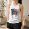 Hot Awesome Labour Day Proud American Worker Comic Tank Top