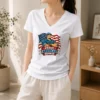 Hot Awesome Labour Day Proud American Worker Comic V-Neck Shirt