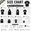 Size chart for Hot Official Labour Day Proud American Worker Silhouette (2) with measurements in inches and cm to help choose the right fit