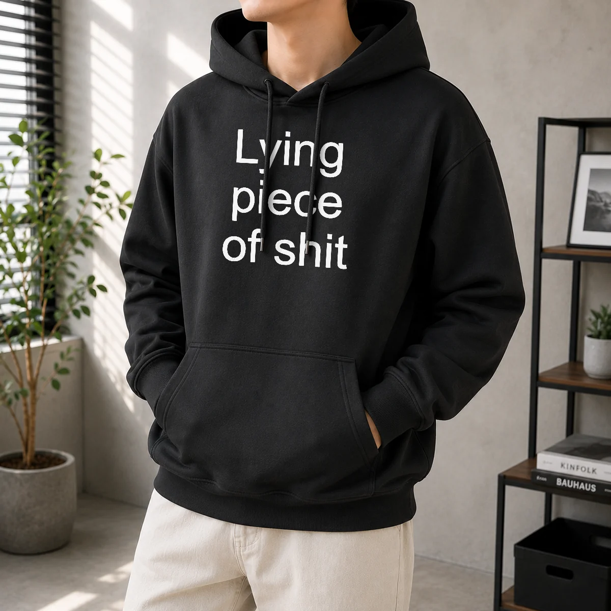 Official Lying Piece Of Shit Sarcastic Humor Quote Hoodie