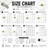 Size chart for Pretty Dubowsky Graffiti Crown Paint Drip Street Art Logo with measurements in inches and cm to help choose the right fit