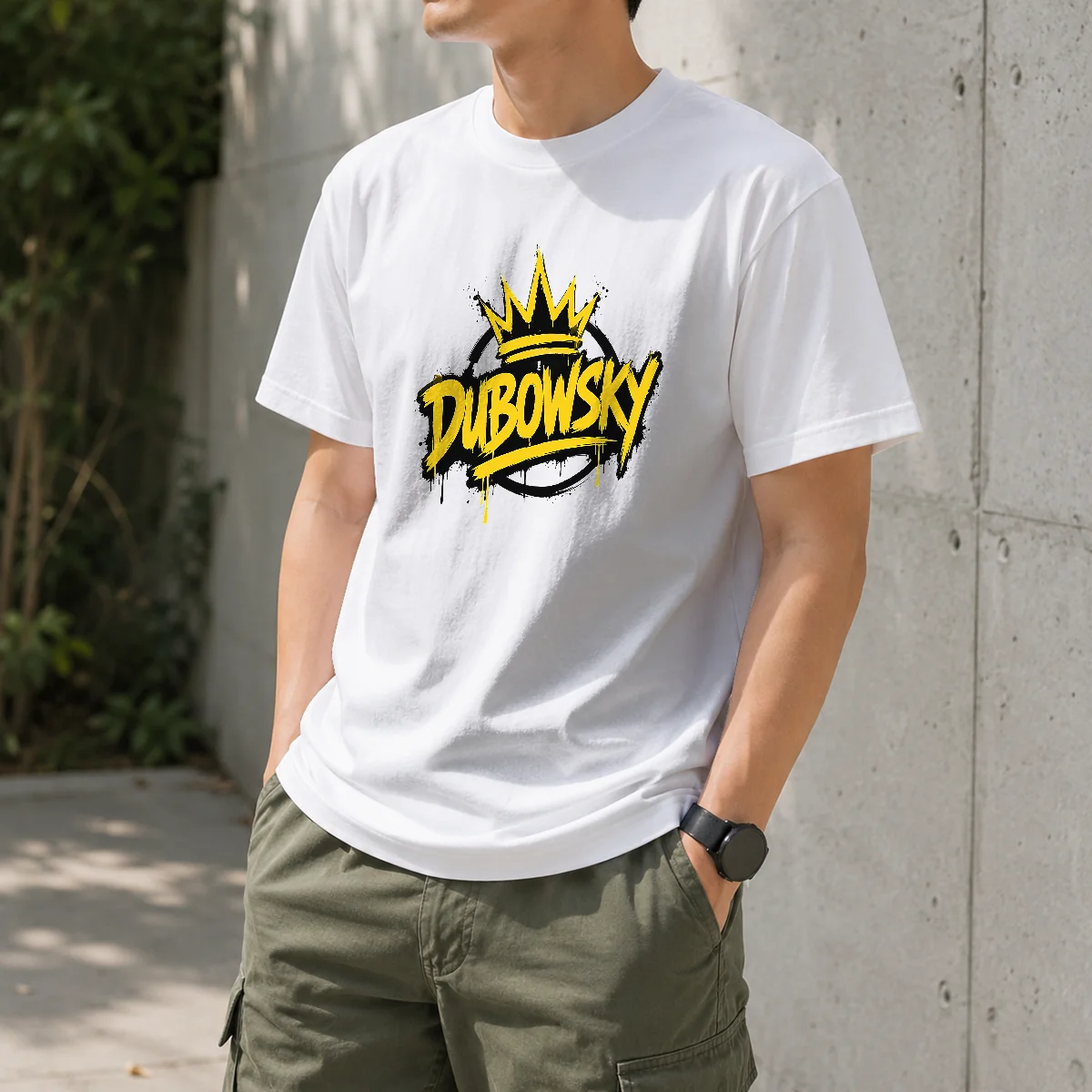 Pretty Dubowsky Graffiti Crown Paint Drip Street Art Logo