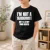 Pretty I Am Not A Taxidermist But I Will Stuff Your Beaver Funny Adult Humor Slogan Kids T-Shirt
