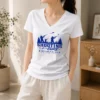 Pretty Shooting For A Cure Ron'S Fight Is Our Fight V-Neck Shirt